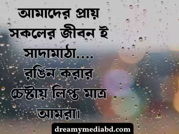 নিজেকে নিয়ে স্ট্যাটাস